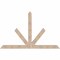Ekena Millwork Saratoga Smooth Timber Gable Bracket, Douglas Fir, 96"W x 60"H x 5 1/2"D x 5 1/2"F, 15/12 Pitch GBW096X60X0606SAR00SDF - alternate 1